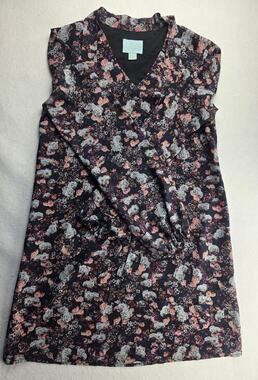 Cece By Cynthia Steffe Floral Long Sleeve Mini Dress Size 0